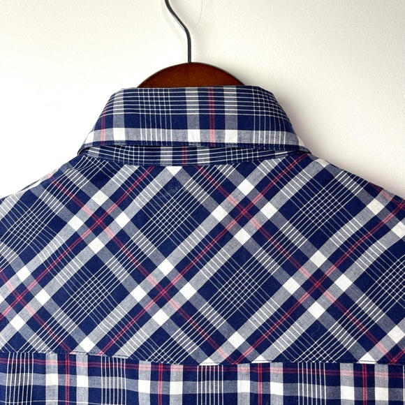 Benny Gold chambray plaid button up - Picture 10 of 16